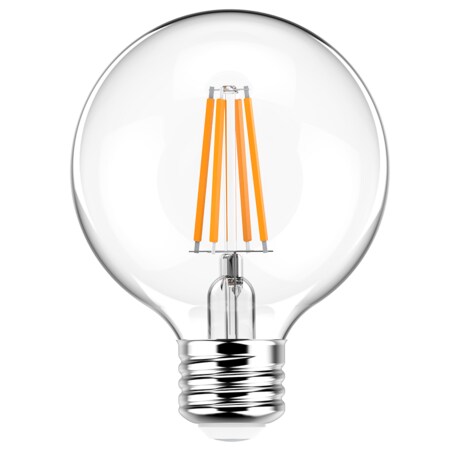 Rab FILAMENT G25 3.8W 40EQ 350LM E26 CRI90 2700K DIM CLEAR G25-3-E26-927-F-C
